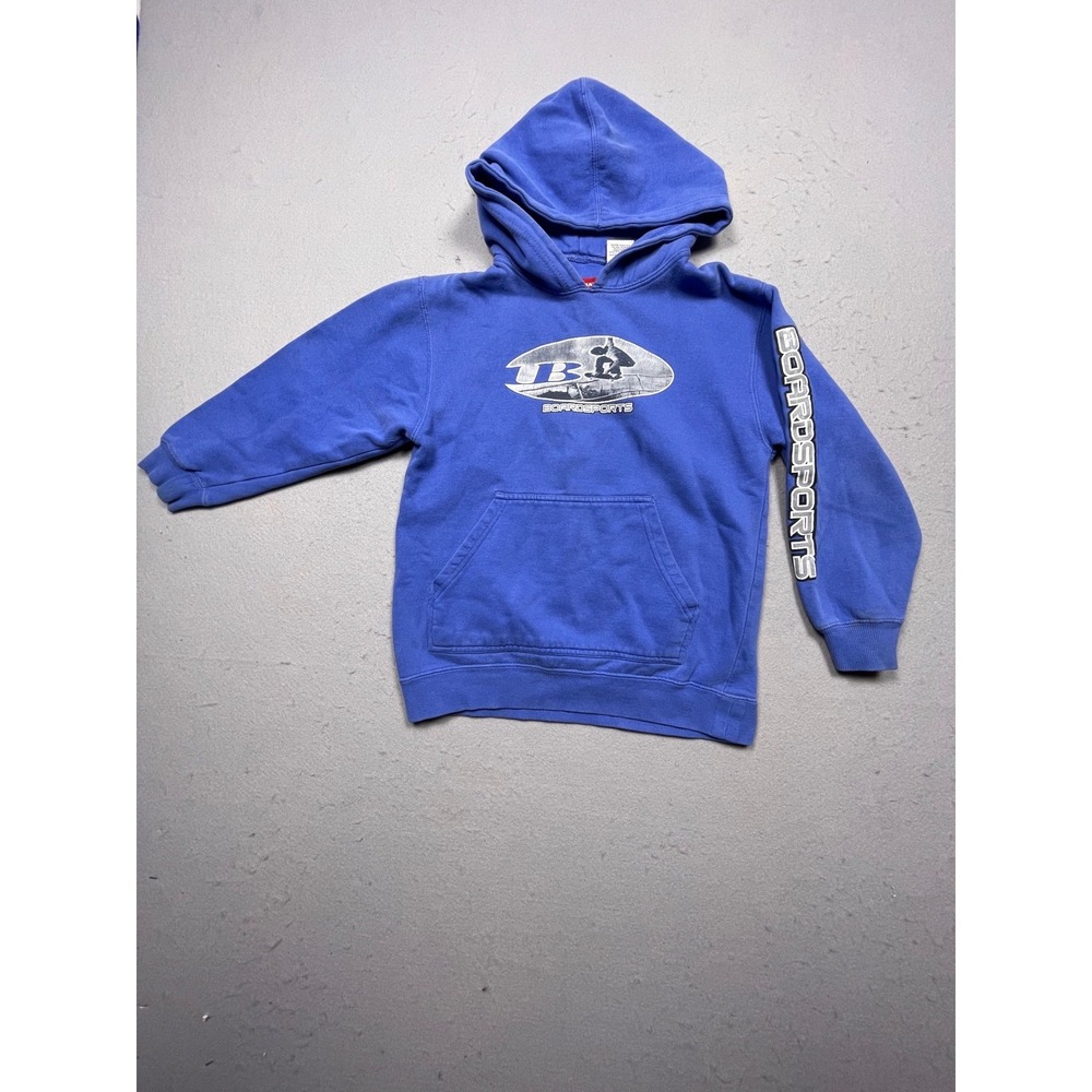 Unionbay Boardsports Hoodie Boys Size 10 Blue Cotton Blend Graphic Good